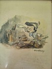 Walt Disney Pinocchio 8 X 10 Antique Drawings - Set Of 2
