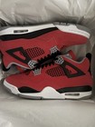 Jordan Air Jordan 4 Mid-top Lace-up Sneakers Red Black Gray White Jumpman