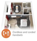 Vtech Sn5147 Amplified Corded cordless Senior Phone System - White