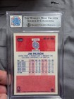 1986-87 Fleer Basketball 4 Card Lot Beckett Graded Autos game Used Patch 