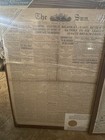 Vintage Front Page Newspapers Authenticated Early 1900   s By Dr forrest Mcdonald
