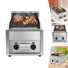New Commercial Countertop Char Broiler Grill 2 Burner Gas   Propane Charbroiler