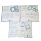 Creative Memories Wavy Circle Oval Frames Patterns Lot Of 3