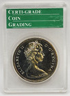 Unc 1965 Canada 1 Dollar Silver Coin - Small Beads  Blunt 5 - Km 64 1