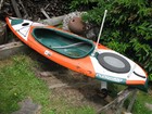 Wilderness Systems Pongo 100 Kayak W  12v Minn Kota Motor   Lexan Bottom Window