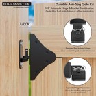 Anti Sag Gate Frame Kit Fence Gate Kit Heavy Duty 90 Degreeright Anglegatehinges