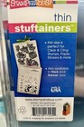 Stampendous  Thin Stuftainers For Clear   Cling Stamps Etc  8 1 2   x11   x7 16    Lot