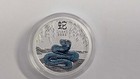 Australian Lunar Series Iii 2025 Year Of The Snake 1 4 Oz Silver Coloured