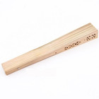 2pc 7 87in Sandalwood Scented Folding Wooden Fan     Decorative Handheld Fan - New