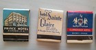 Vintage Matchbook Covers Hotels  california colorado wyoming  Florida new York  