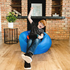 Classic Bean Bag Chair  Sapphire Smartmax  Durable Polyester Nylon Blend  2 Feet