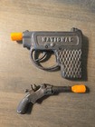 Antique Pluck   National Cast Iron Cap Guns  Both Work 