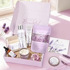 Gifts For Women  Lavender Bath And Body Gift Basket Relaxing Spa Self Care Gift 