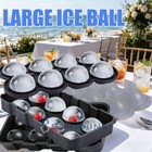 Silicone Ice Ball Maker Round Sphere Tray Mold Cube Whiskey Ball Cocktails 8grid