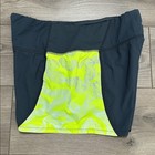 Brooks Nightlife 5  Lined Running Shorts Yellow Gray Size Large
