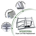 W10859086 W10608811 W10701353 Dryer Lint Screen Filter For Whirlpool Maytag