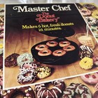 Vtg Masterchef Donut Maker Electric 6 Hole Cast Iron Plates Recipes Box Works