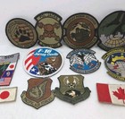 Vintage Lot Military Patches Lot Of 14 Various Styles 