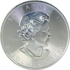 2020 Canadian Maple Leaf Uncirculated 1 Oz  9999 Silver Bullion  5