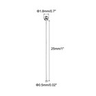200pack Silver Ball Head Pins 25mm Wire Head Pins Brass 24 Gauge