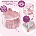 Badger Basket Pavilion Doll Bed For Dolls - Includes Padded Mat - Durable  St   