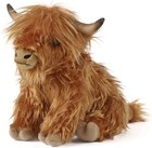 30cm Highland Cow Plush Doll Baby Stuffed Animal Soft Toys Scottish Cow New-usa