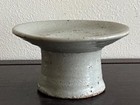 Korean Joseon Dynasty Footed Plate   W 12 5    H 6 7 cm 