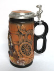 1996 Anheuser-busch Winchester Rodeo Calf Roping Lidded Stein Gm19