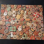 Springbok Merry Crispness Christmas Cookie Puzzle 1000 Pcs Vintage Complete