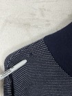 Bullock   Jones Men s 1 4 Zip Sweater Blue Color Xl Baby Alpaca Elbow Patches