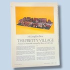 The Pretty Village Mcloughlin Bros Paper Toy Town Book Dover 1980 Uncut Complete