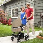 Folding Aluminum Infant Baby Stroller Kids Carriage Pushchair W Diaper Bag Khaki