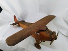 Vintage 1930s Turner Toys   Keystone   Pressed Steel Toy Airplane  22  