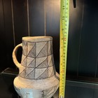 Prehistoric Anasazi Chaco Canyon White On Black Jug 