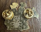 2006 Cow Parade Boston Teddy Bears On The Moove Cow Pin Rare 12 Of 12