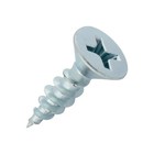 100 Pack 6 X 1 2  Zinc Flat Phillips Head Coarse Thread Drive Fastener Screw