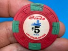  5         -sands      -   -las Vegas Nevada Casino  Chip         classic -   -   -z-4578
