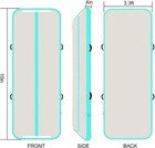 Inflatable Gymnastics Mat 10ft Air Tumbling Track 4  Thick Electric Pump Home   