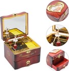 Musical Jewellery Box With Classic Rotating Ballerina Dancer Music Box Necklace
