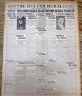 1920 Hdln Newspaper Black Sox Baseball World Series Scandal Shoeless Joe Jackson