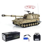 Tongde 1 16 Rc Tank M109a2 Self-propelled Howitzer Infrared Bb Barrel Recoil Rtr