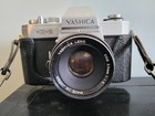 Yashica Fx-2 33mm Slr Film Camera With Extra Lenses And Accessories - Vintage