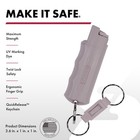 Sabre Red Pepper Spray 0 54oz Dusk Purple Keychain Strong Self Defense Tool