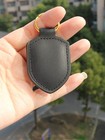New Porsche Leather Crest Key Ring Fob Chain Black No Box Us Stock