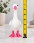 7    Pink Desk Goose     White Goose Figurine Cute Desk Decor