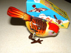 Vintage Clockwork Wind-up Hopping Sparrow Toy New In Box   Working-party Favor