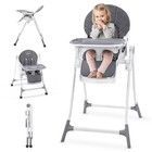 New Portable Baby High Chair Foldable Deluxe Baby Chair Toddler Booster Seat Us