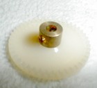 40 Tooth Delrin Slot Car Crown Gear   Set Screw 48 Pitch 1 8  Axle Vintage Nos