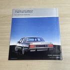 1982 Ford Granada Factory Dealer Sales Advertising Brochure