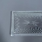 11  7  1  Waterford Clear Crystal Glass Lismore Rectangular Sandwich Tray